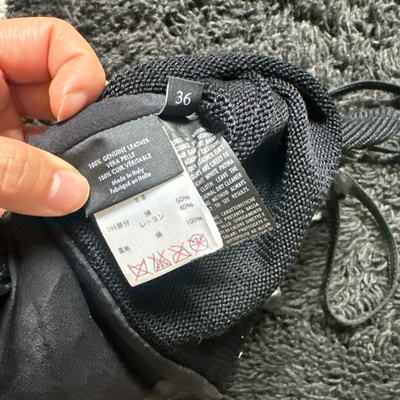 Gucci Vintage Leather Tank Top with Knit Back - Picture 5 of 7